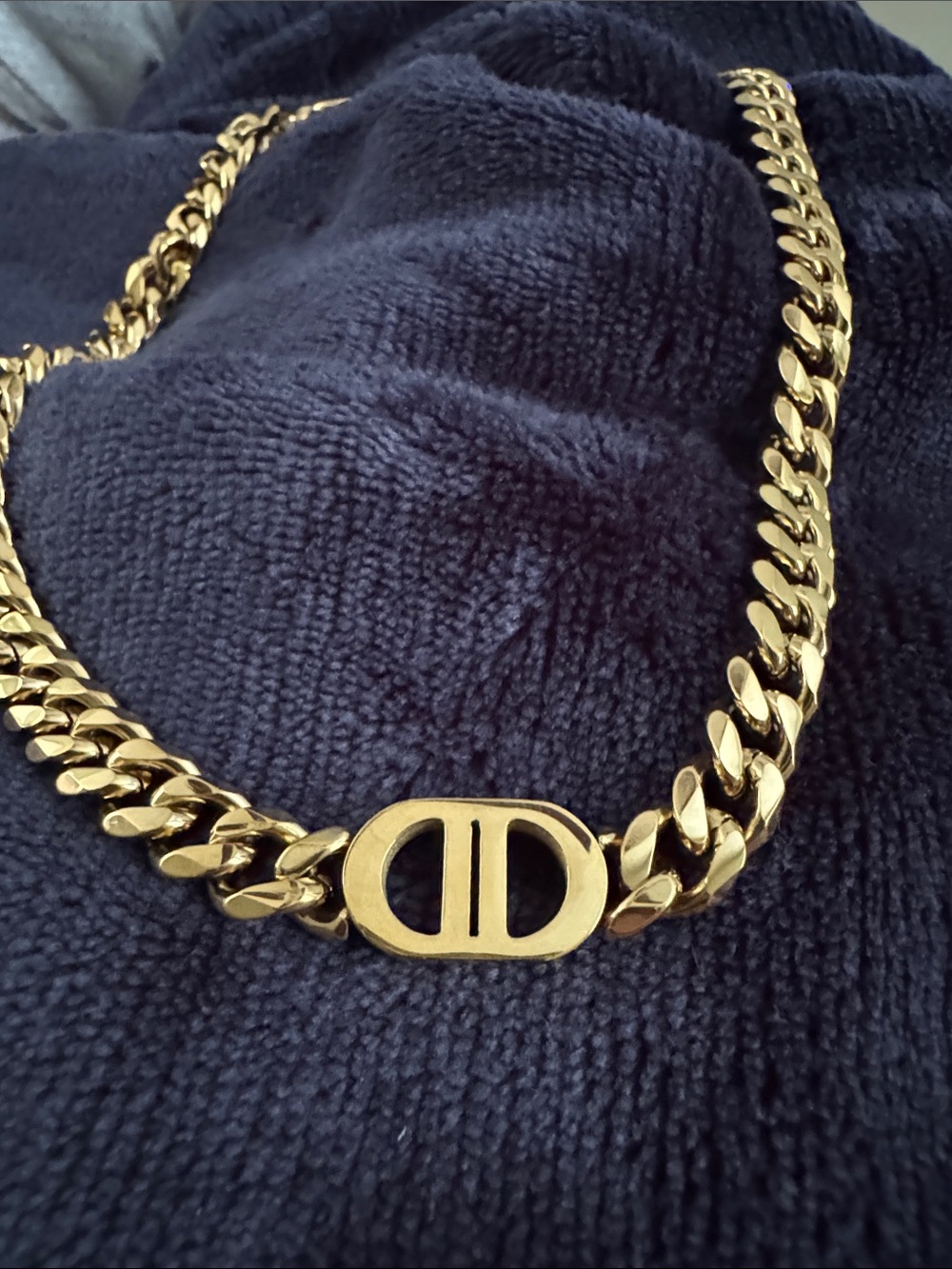 Gold Chunky Chain Necklace